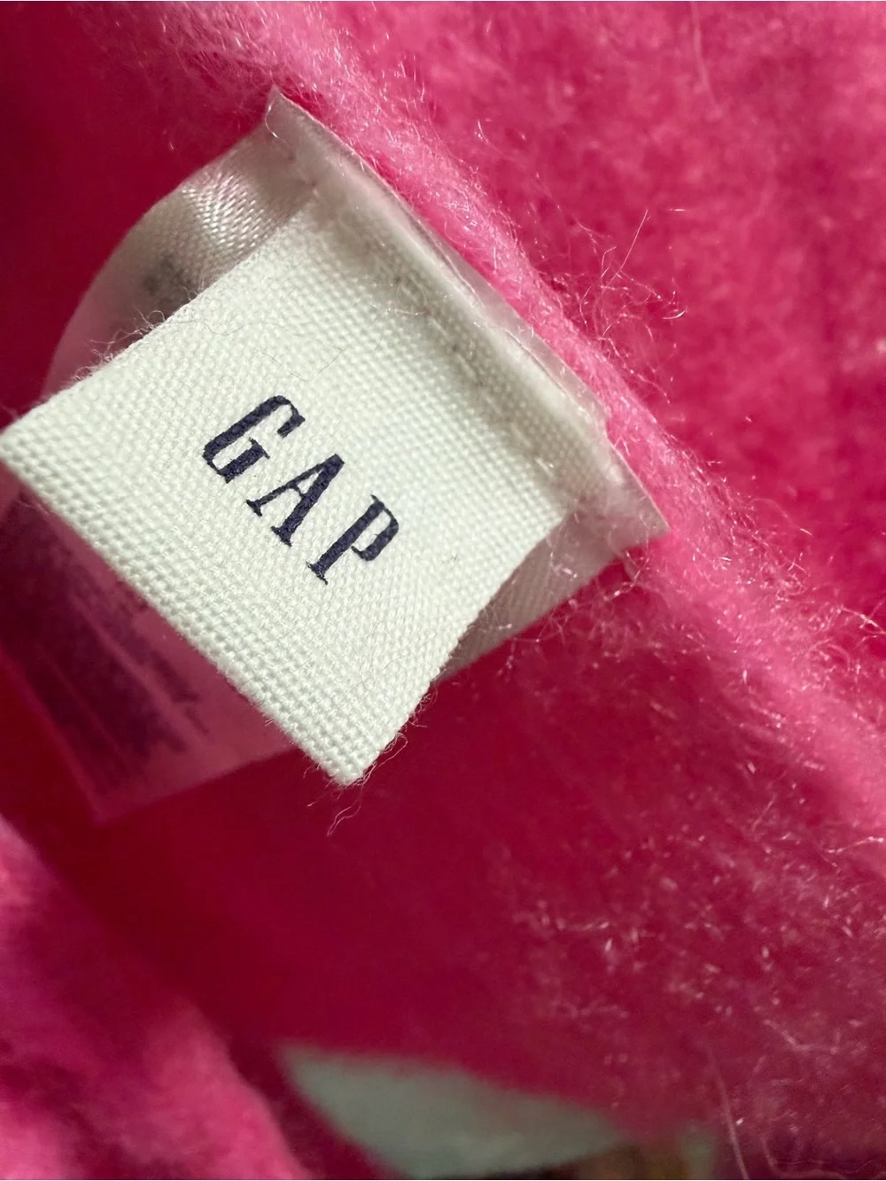 GAP Hot Pink Oversized Fringe Scarf